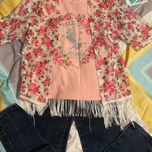 3 piece unicorn outfit